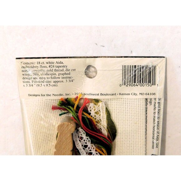 Designs for the Needle Candle Angel Ornament Counted Cross Stitch Kit Sealed - Picture 3 of 3